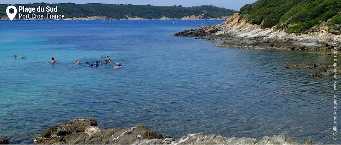 Plage du Sud, Port Cros