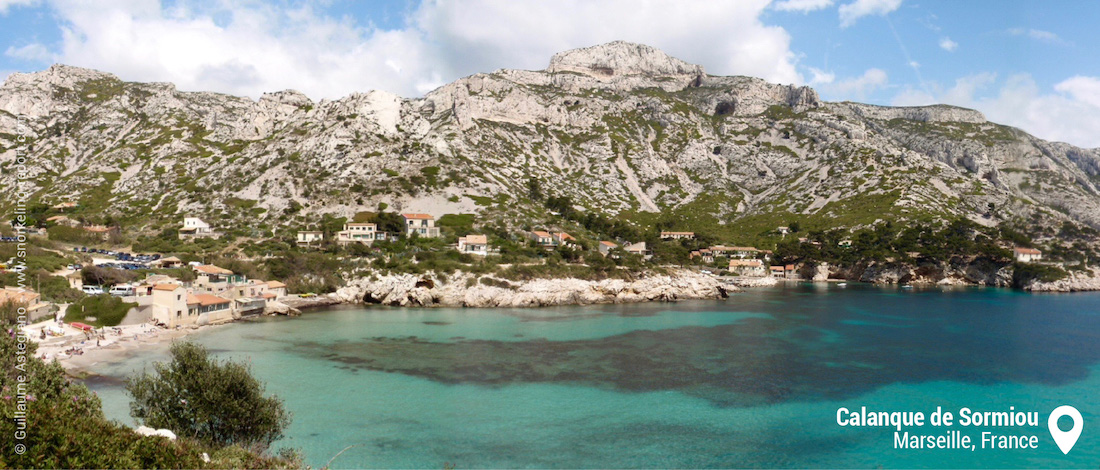 View of Calanque de Sormiou, Marseille