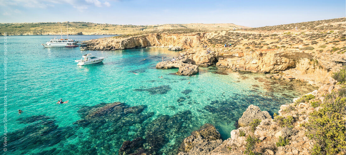 La Lagon Bleu de Comino, à Malte