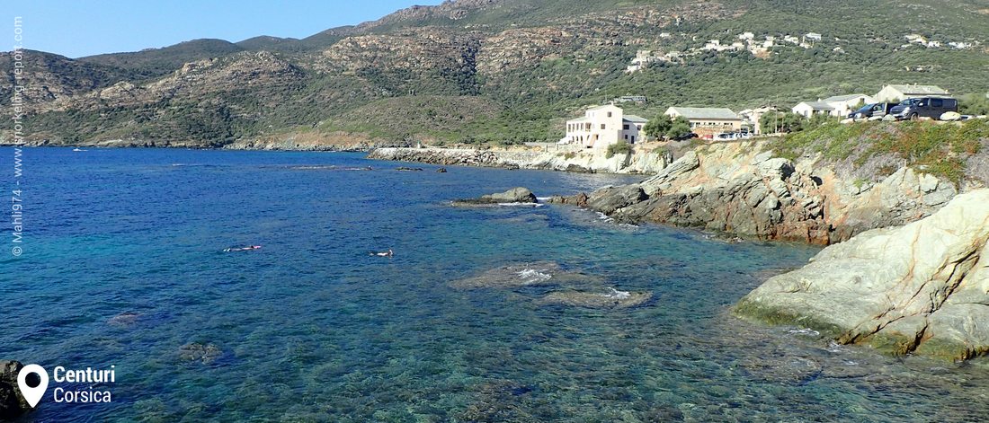 View of Centuri snorkeling area, Corsica