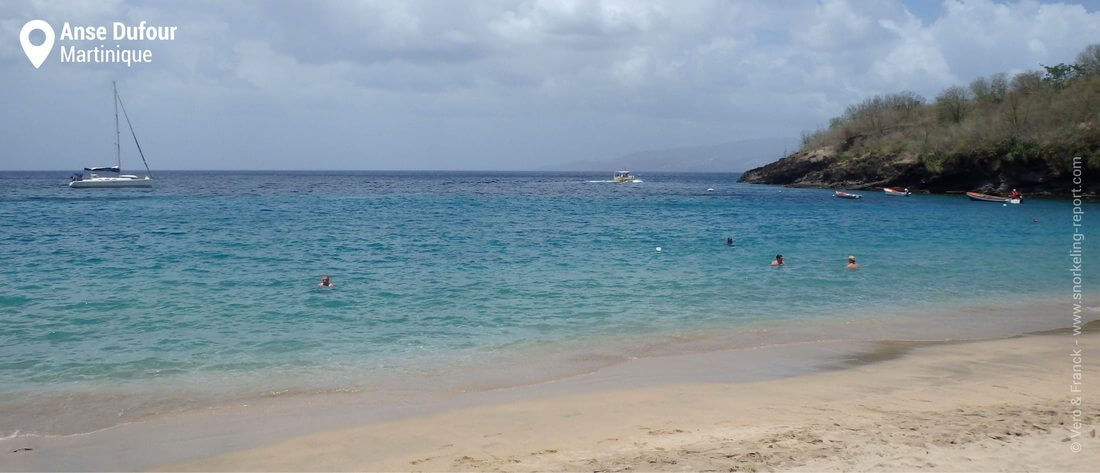 La plage de l'Anse Dufour, Martinique