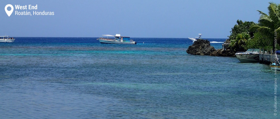 Snorkeling à la plage de West End, Roatan