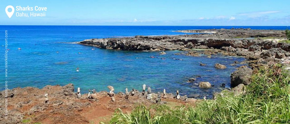 Snorkeling Sharks Cove, Oahu