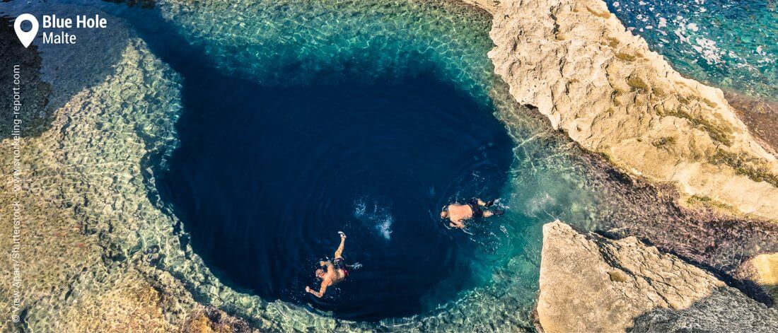 Snorkeling au Blue Hole, Malte