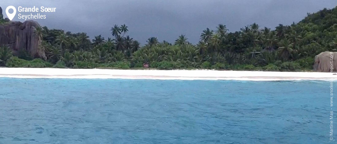 View of Grande Soeur Island, Seychelles