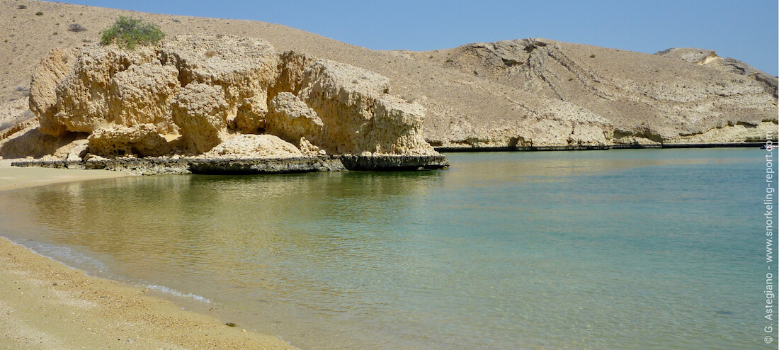 Plage à Bandar Jissah, Mascate