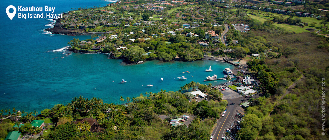 Vue sur Keauhou Bay