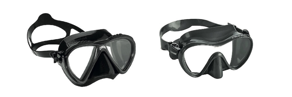 Single vs double lens snorkeling masks