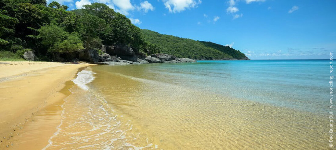 Snorkeling in Con Dao, Vietnam