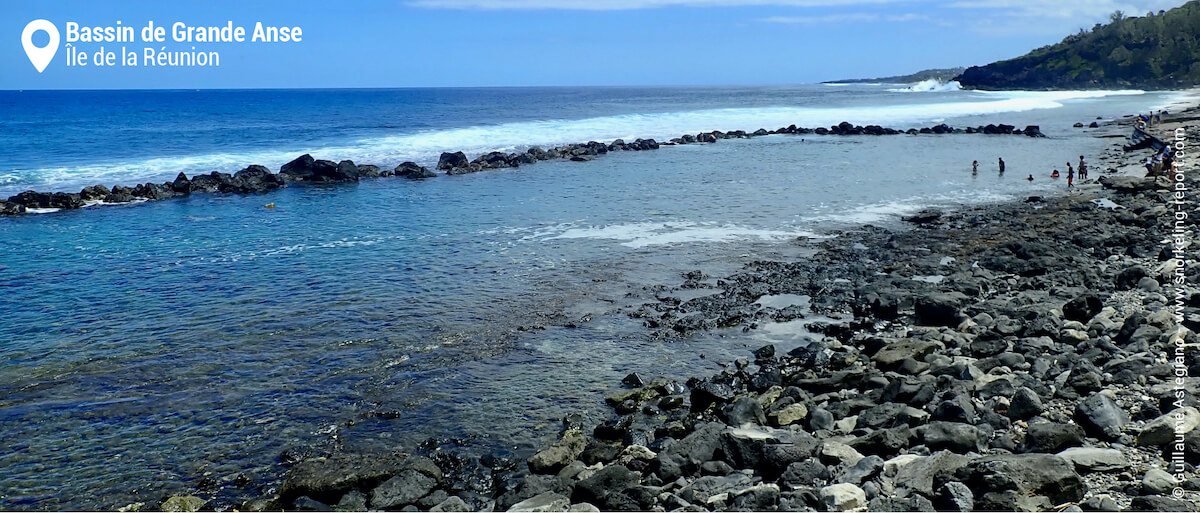 Le Bassin de la Plage de Grande Anse, La Réunion