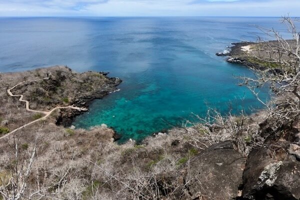 Rocky cove Galapagos