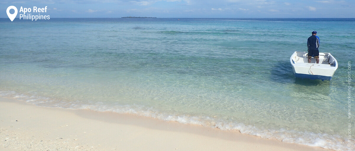 Apo Reef island beach