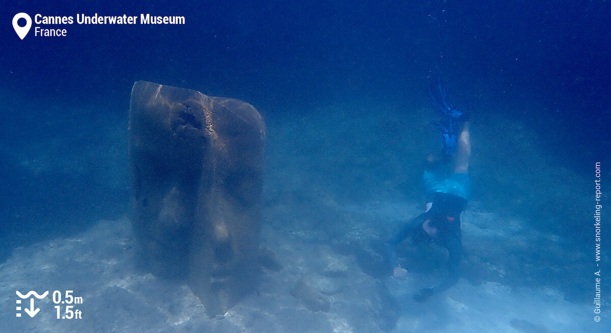 Jason Decaires Taylor underwater sculpture in Cannes