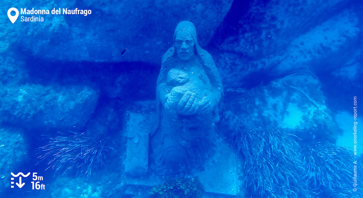 Madonna del Naufrago underwater sculpture