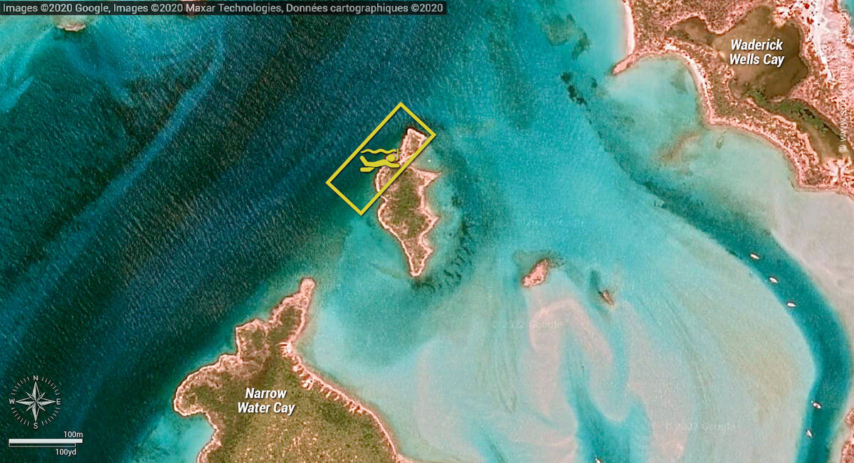 Judys Reef snorkeling map