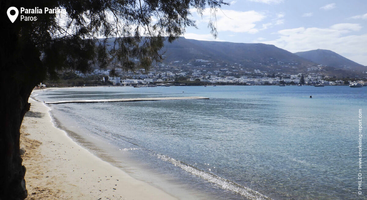 Paralia Parikia beach, Naxos