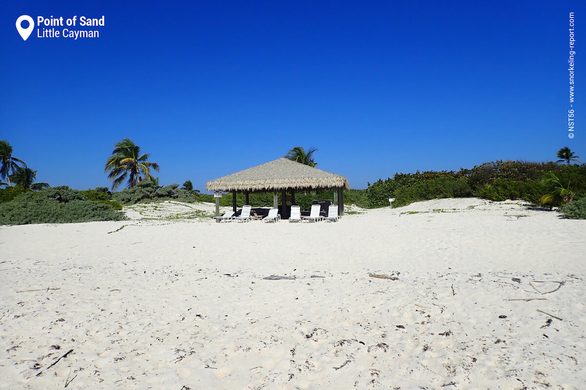 Southern Cross shelter at Point of Sand.