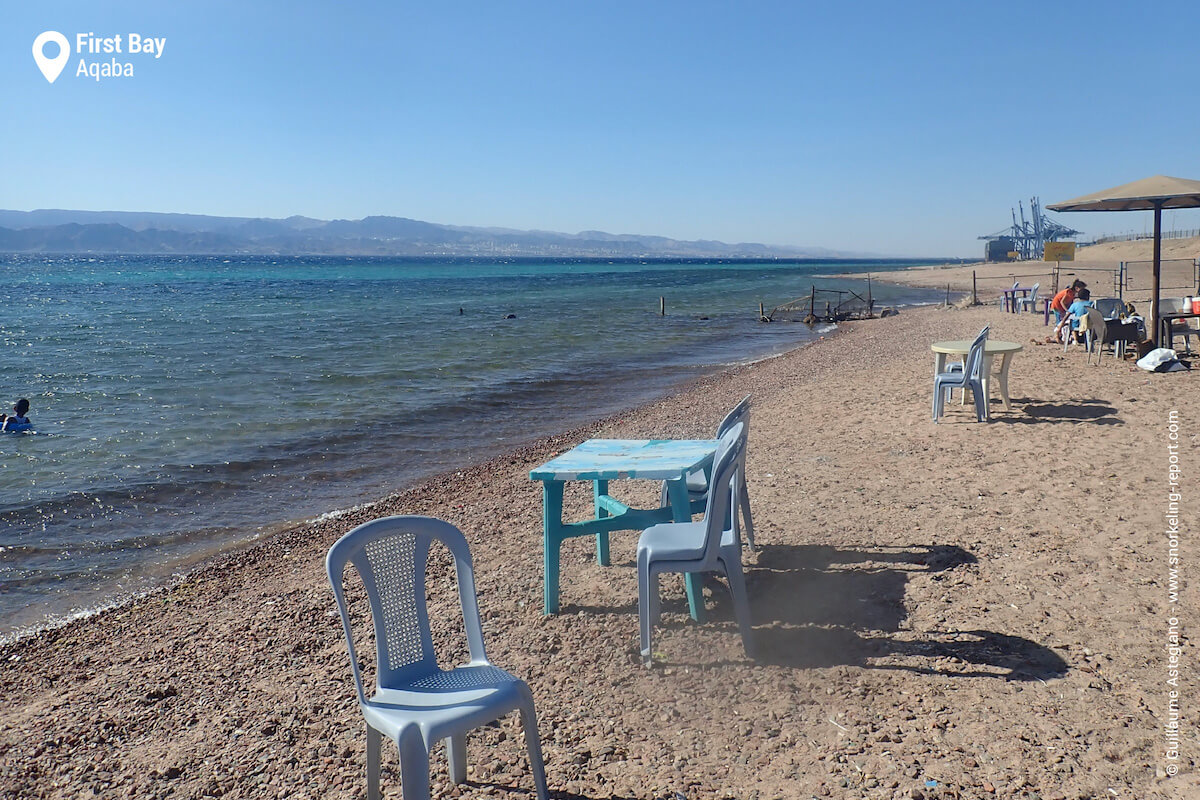 First Bay beach, Aqaba