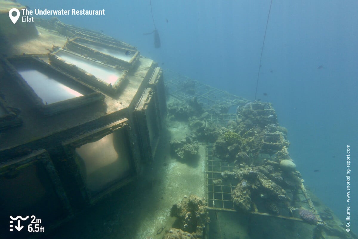 View of the Underwater Restaurant, Eilat