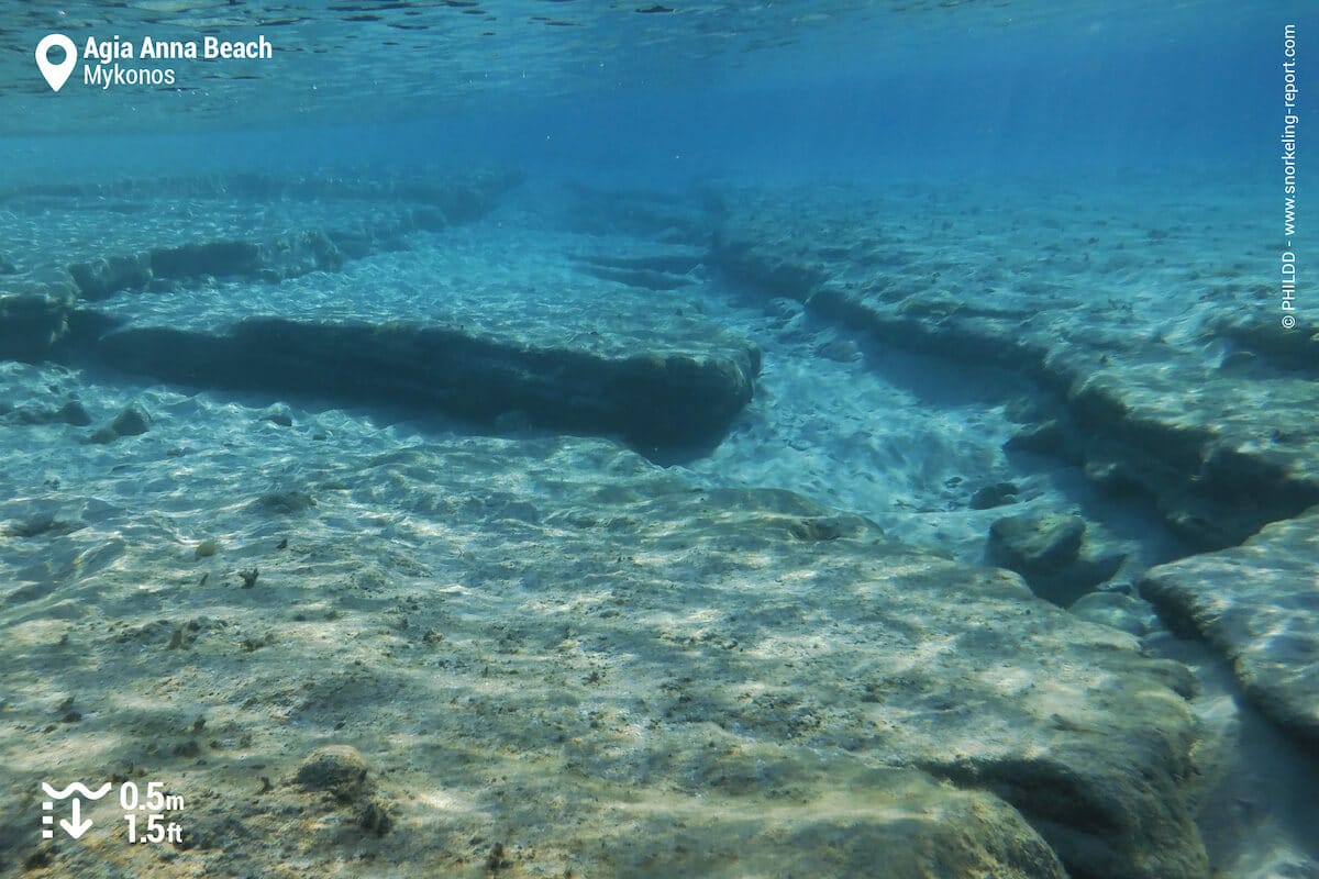 Underwaterscape at Agia Anna Beach